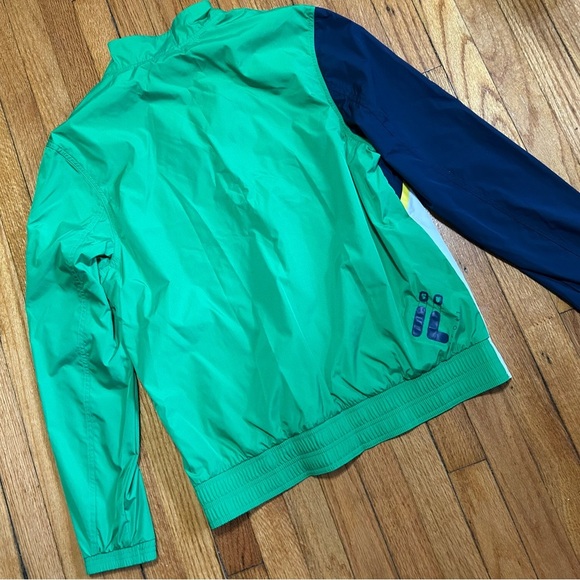 Men's FILA SPORT Long Sleeve Golf Windbreaker Pullover Jacket Size Medium - Picture 7 of 8